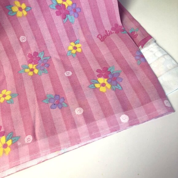 90s Vintage Barbie Bedsheets (Twin Size, Flat Sheet) 1997 - Picture 1 of 9
